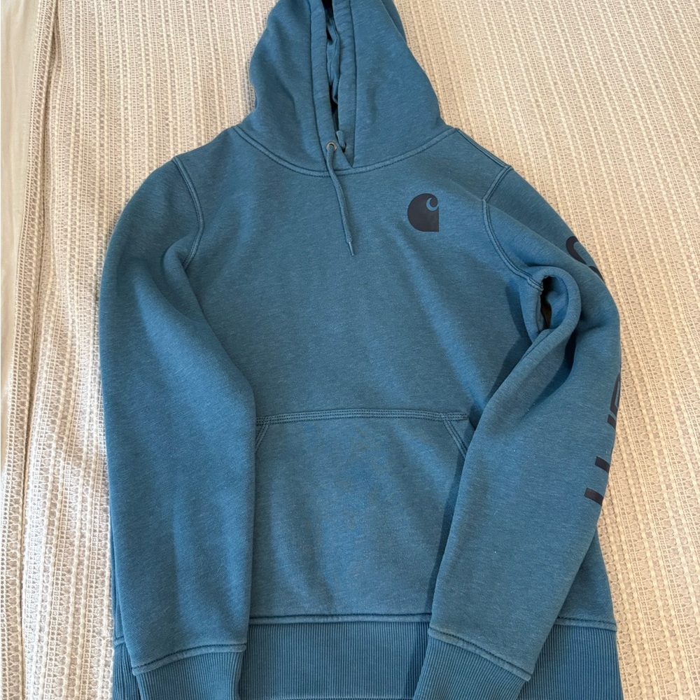 Carhartt Teal Relaxed Fit Hoodie
